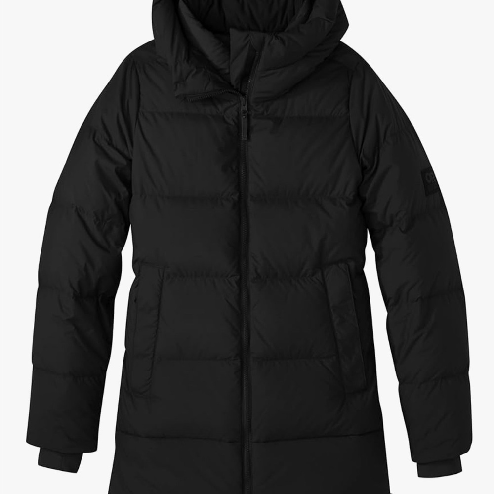 Black Puffer Coze Down Coat